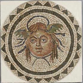 Circular Medallion with Head of Medusa