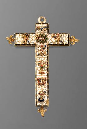 Reliquary Cross Pendant