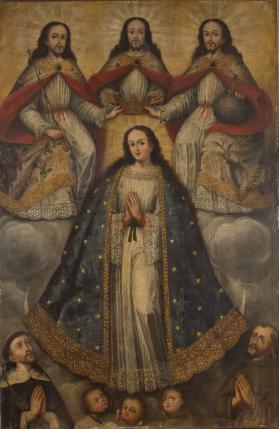 The Coronation of the Virgin (with Triplet Trinity)