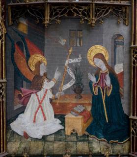 Retablo with Scenes from the Life of the Virgin - The Annunciation