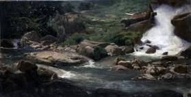 Landscape Study (Waterfall)