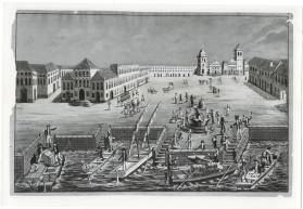 Fortress Square in Rio de Janeiro and the imiperial castle, 1817.