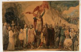 Pelayo Proclaimed King in Covadonga