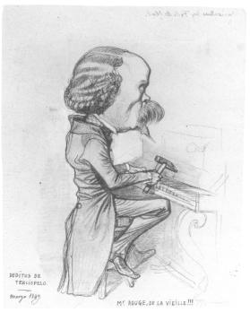 Caricature of a Pianist (Monsieur Marchal)