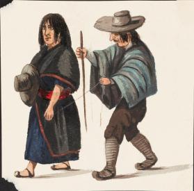 Woman Leading a Blind Man, Peru